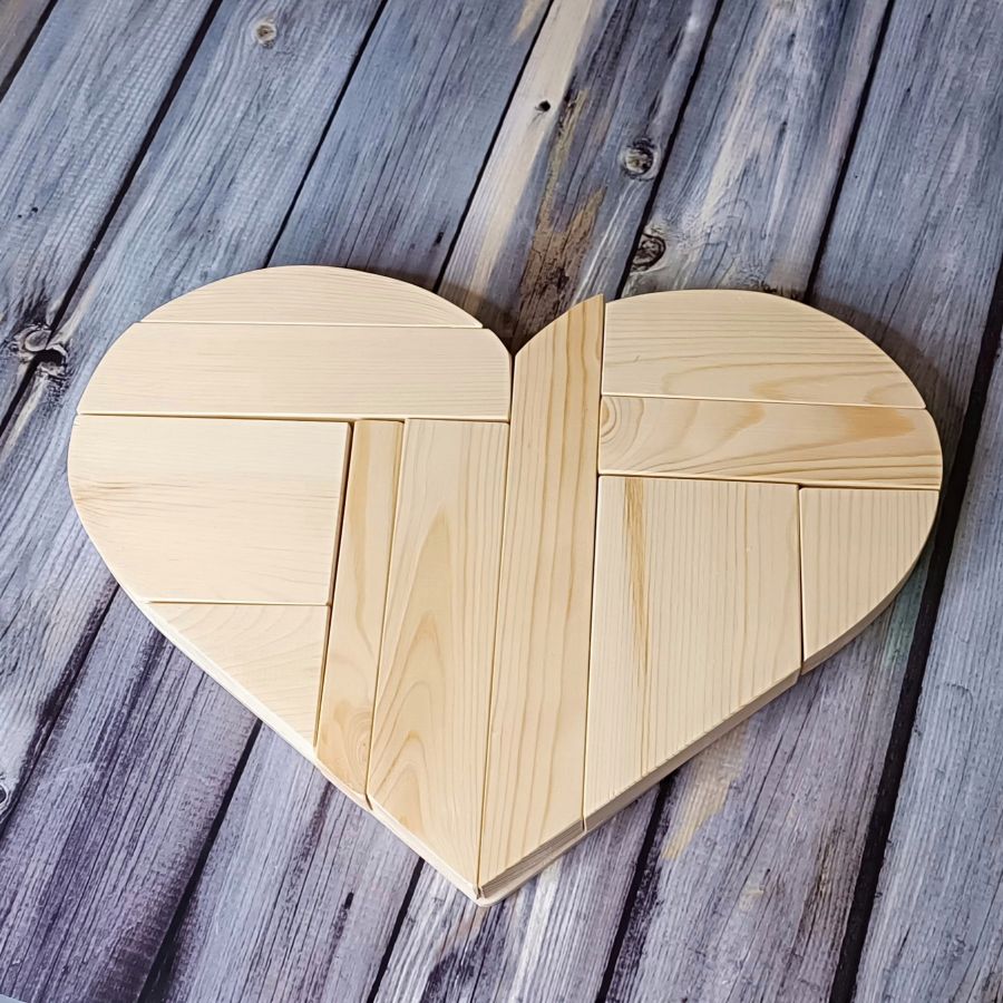 Панно ключница Сердце