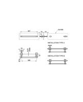 Полотенцедержатель Gessi Jacqueline 77611 под дерево 30 см для крепления на стекло схема 13