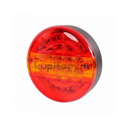 Задний универсальный светодиодный фонарь (желтый свет + красный свет) 4 Ватт 12/24 Вольт ZD2077