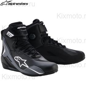 Мотоботы Alpinestars Faster 4 Drystar, серые