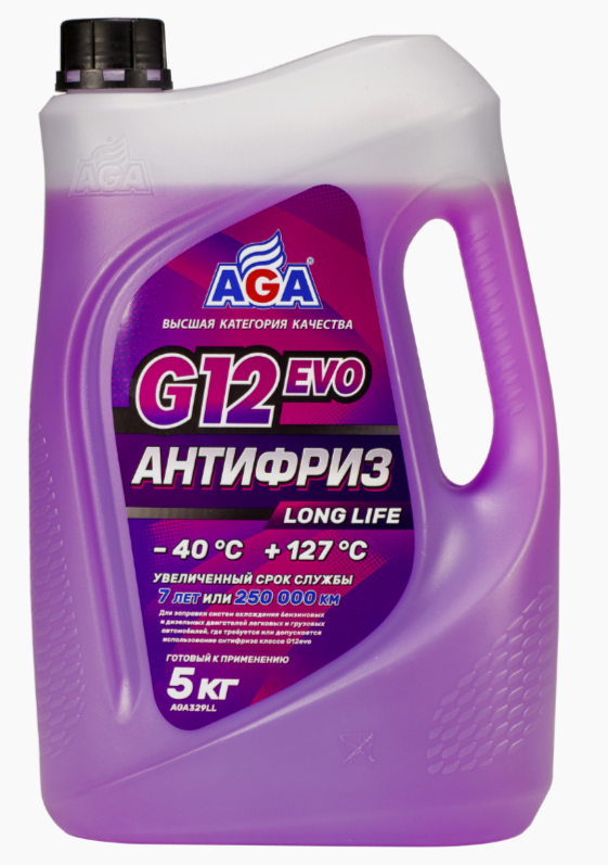 AGA G12evo LONG LIFE, фиолетовый, –40 °С, 5кг