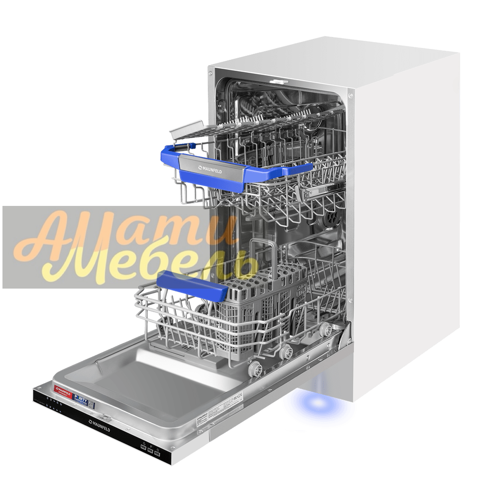 Посудомоечная машина c лучом на полу  MAUNFELD MLP-08I Light Beam