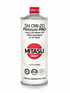 MITASU PLATINUM PAO Plus SN 0W-20, 1л