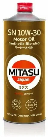 MITASU MOTOR OIL SN 10W-30, 1л