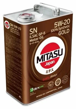MITASU GOLD SN 5W-20, 5л