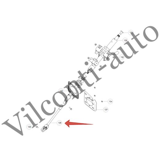 КАРДАНЧИК РУЛЕВОГО ВАЛА НИЖНИЙ TANK 500 3404102XKV3AA 100% ОРИГИНАЛ