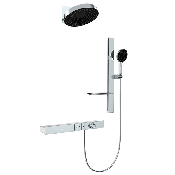 Встроенная душевая система Black&White GH-9025C