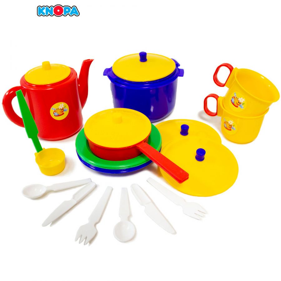 Посуда для кукол "Хозяюшка (большой набор)