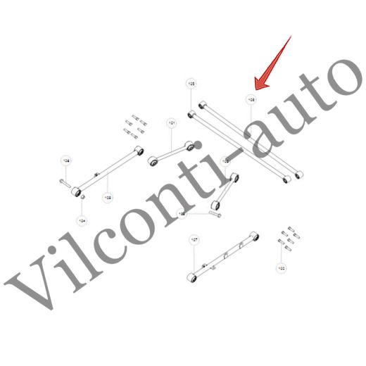 РЫЧАГ ЗАДНЕЙ ПОДВЕСКИ TANK 300/500 2914111XGW04A 100% ОРИГИНАЛ