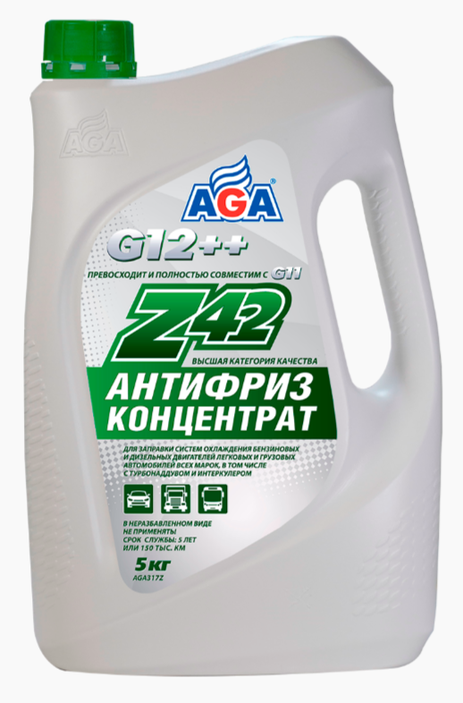 AGA-Z42 (концентрат), зеленый, G12++, 5кг