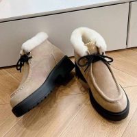 Ботинки PRADA с мехом Premium