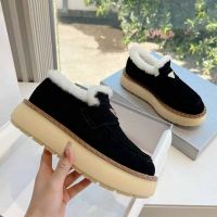 Лоферы PRADA с мехом Premium