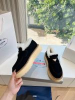 Лоферы PRADA с мехом Premium