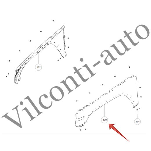 КРЫЛО ПЕРЕДНЕЕ ЛЕВОЕ TANK 300 8403100XKM01A 100% ОРИГИНАЛ