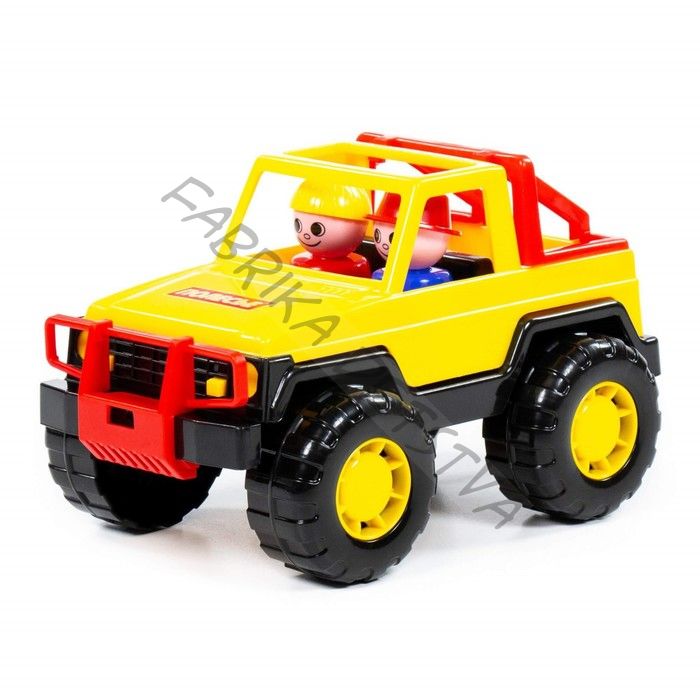 Машинка военная «Джип Сафари», 2 фигурки, цвет МИКС