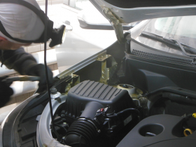 Антикоррозийная Обработка Моторного Щита на Автомобиле Варшавское шоссе 170Бс7