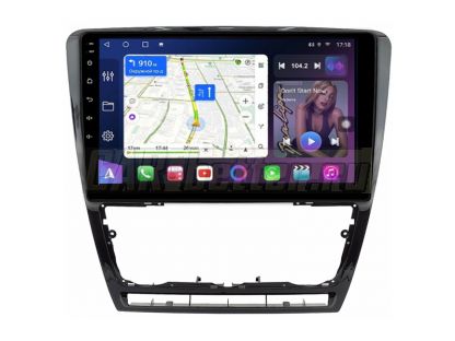 Магнитола Skoda Octavia A5 2 2004-2013, рамка черная, Farcar  (TM005M)