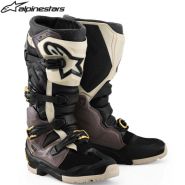 Мотоботы Alpinestars Tech 7 Enduro Drystar S26, серо-коричневые