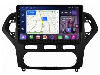 Магнитола Ford Mondeo 4 2006-2010, рамка черная, Farcar (TM1231M)