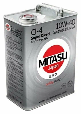 MITASU HD LL TURBO DIESEL CI-4 10W-40, 6л