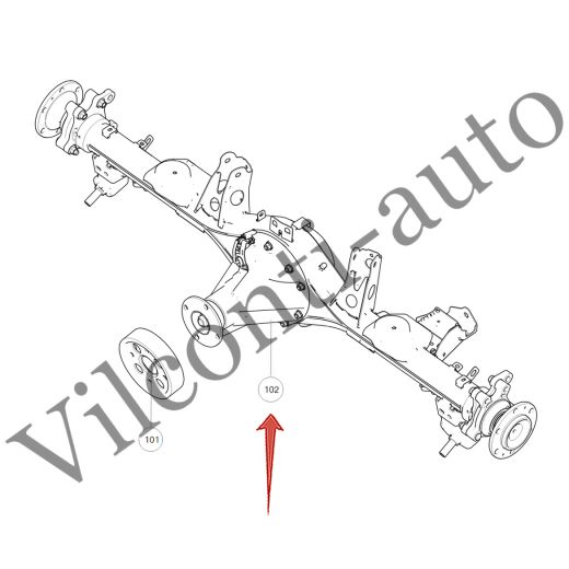ЗАДНИЙ МОСТ TANK 300 2400101XKM01B 100% ОРИГИНАЛ
