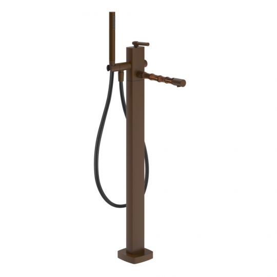 Смеситель для ванны Gessi Jacqueline 77028 напольный однорычажный с ручным душем схема 12