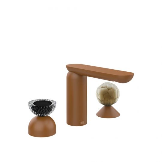 Смеситель для раковины Gessi Perle 74748 без донного клапана с вентилем-полусферой из муранского стекла Balloton и вентилем-сферой из муранского стекла Battuto схема 11 Смеситель для раковины Gessi Perle 74748 без донного клапана с вентилем-полусферой из муранского стекла Balloton и вентилем-сферой из муранского стекла Battuto схема 11