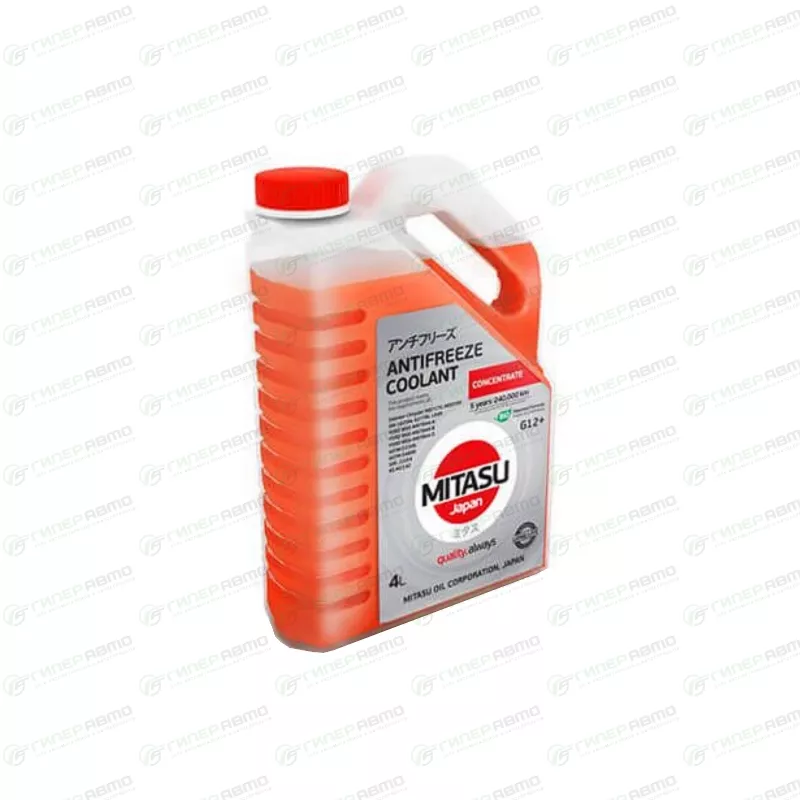 MITASU RED LONG LIFE ANTIFREEZE/COOLANT - 50ºC, 4л
