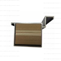 Скрытая дверь в комплекте с фурнитурой в черном коробе короб