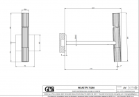 Смеситель для раковины встраиваемый Gessi Incastri 75288 длина 22,4 см схема 2