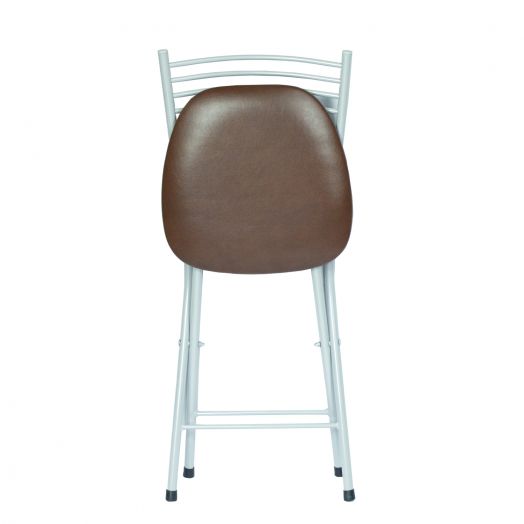 Складной стул «Хлоя» (Коричневая экокожа)