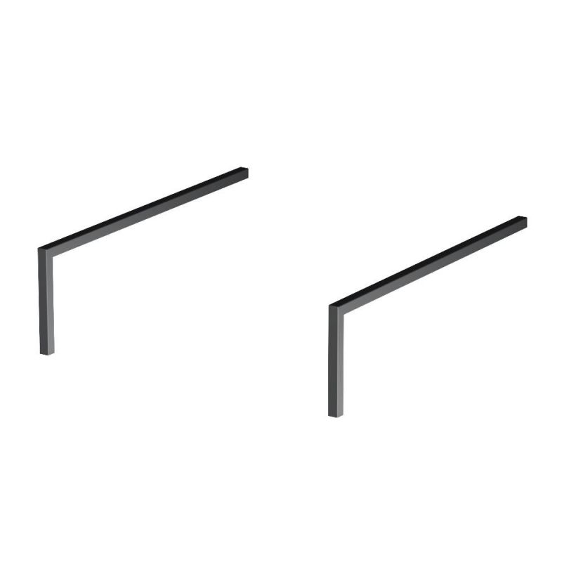 M7BLEGSF0150BM Sense, Ножки для тумбы 15 см, цвет черный матовый