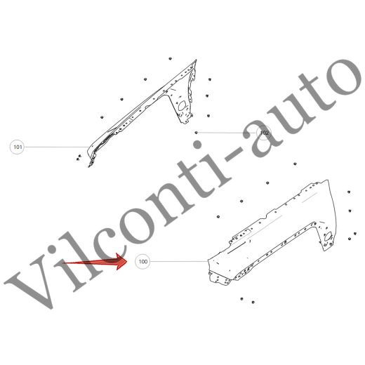 КРЫЛО ПЕРЕДНЕЕ ЛЕВОЕ TANK 700 8403104XKF10A 100% ОРИГИНАЛ