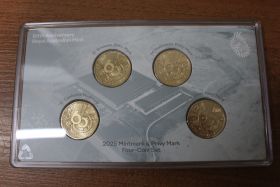 Австралия Набор 4 монеты 1 доллар "60 лет Королевскому монетному двору Австралии" 2025 год UNC