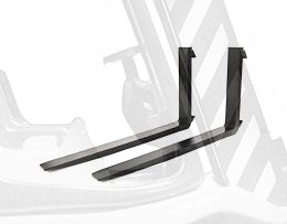 -Клык вил (Класс плиты ISO FEM=3A длина L=1200мм гр/под. на клык=2500кг ширина A=150мм высота B=50мм, шт