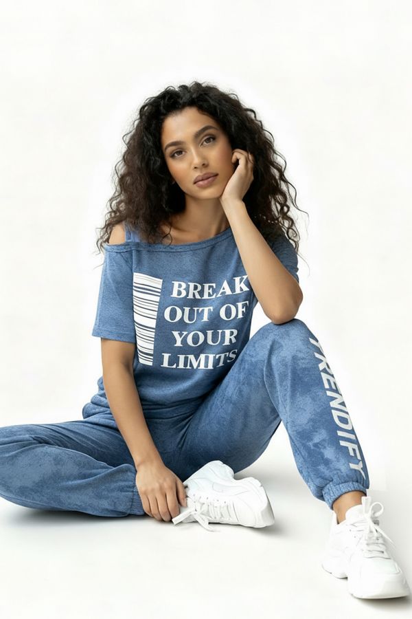 67196 костюм женский [голубой винтаж]