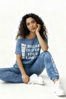 67196 костюм женский [голубой винтаж]