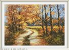 Набор для вышивания "01053 Осенняя дорога"