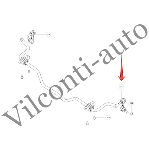 СТОЙКА ЗАДНЕГО СТАБИЛИЗАТОРА ЛЕВАЯ TANK 700 2916111XKL01A 100% ОРИГИНАЛ