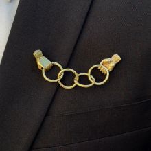 Брошь для фокусников "Руки фокусника с кольцами" от ВСЕМОГУСЕВА