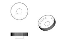 Накладная рифленная раковина Boheme Sole 801-R 40 см схема 2