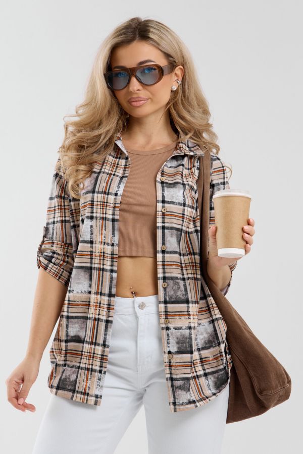 Рубашка 36989 [оранжевый]