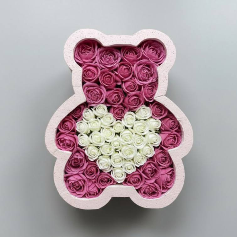 Цветочный мишка