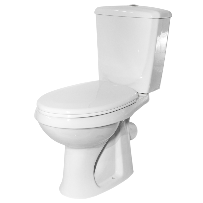 Унитаз-компакт Элисса Оптима Стандарт с сиденьем, белый 43901130302