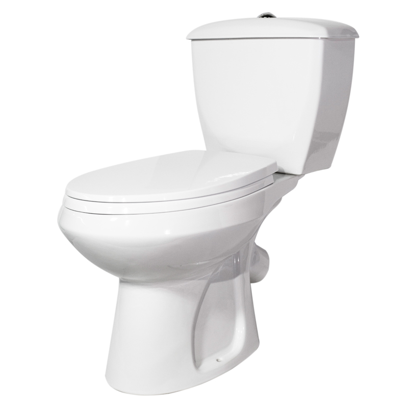 Унитаз-компакт Элисса Стандарт боковой подвод, с сиденьем, белый 43301130302