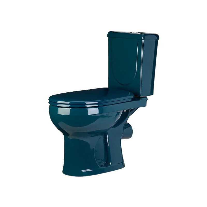 Унитаз-компакт Оскольская керамика Ирида Комбо, сиденье, зеленый 40325100404