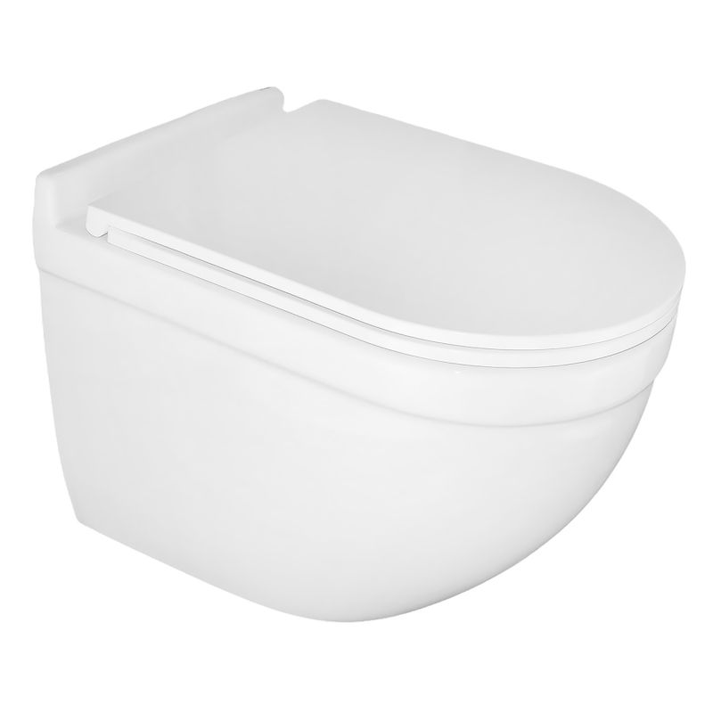 Унитаз подвесной Azario Fora 368х530х410 безободковый, с системой смыва скрытое торнадо, AZ-0017-UQ3