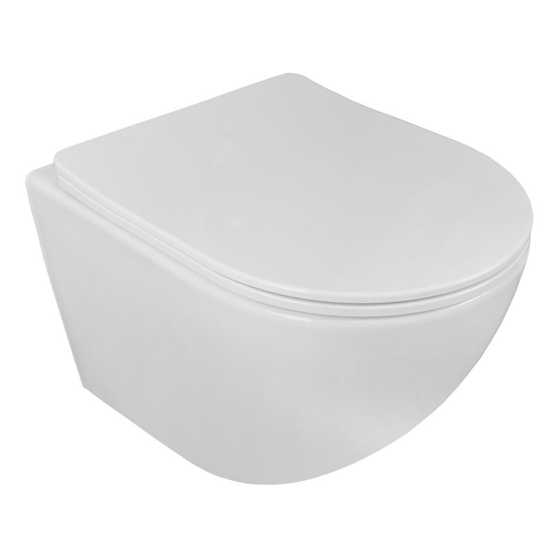 Унитаз подвесной Loranto ESTER 360х485х320 с системой смыва Tornado 87265