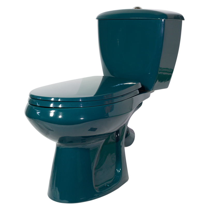 Унитаз-компакт Элисса Стандарт, с сиденьем, зеленый 43325110202