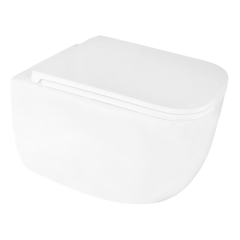 Унитаз подвесной Azario FOTE 340х480х350 безободковый, слив скрытое торнадо, AZ-116-UQ3